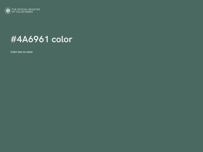#4A6961 color image
