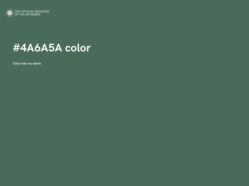 #4A6A5A color image
