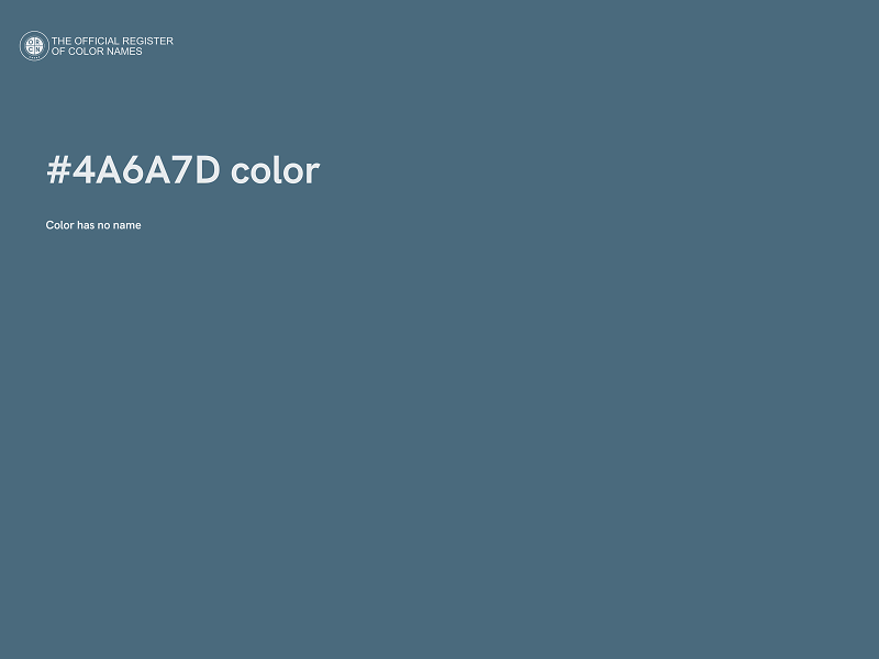 #4A6A7D color image