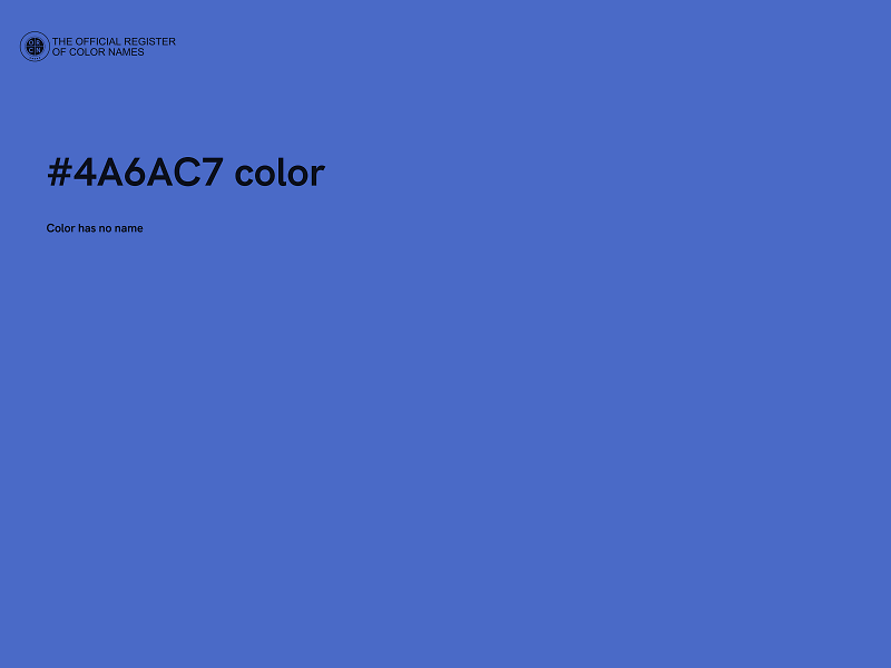 #4A6AC7 color image