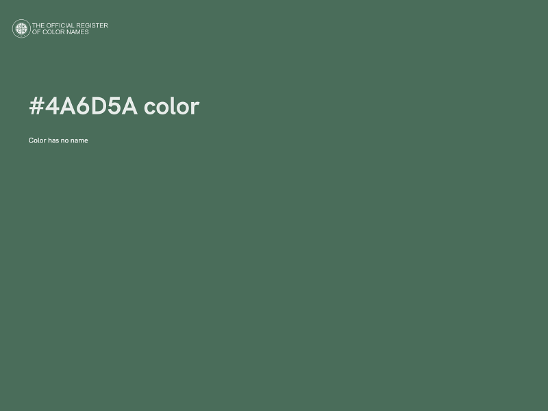 #4A6D5A color image