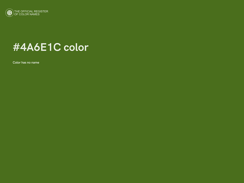 #4A6E1C color image