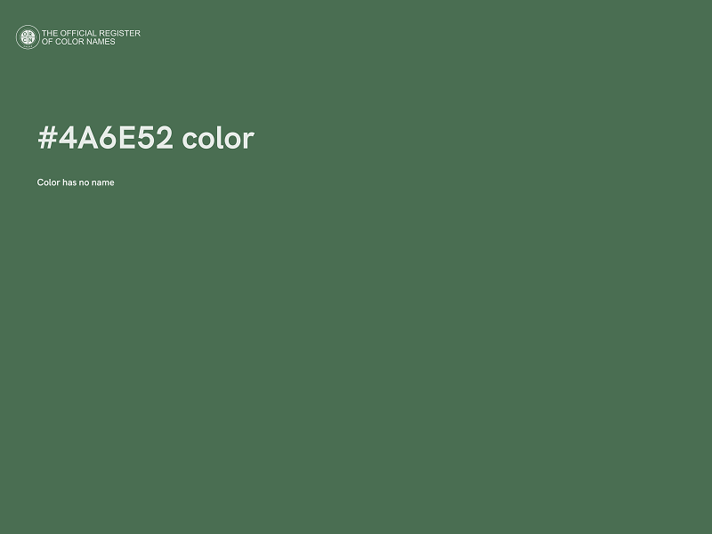 #4A6E52 color image