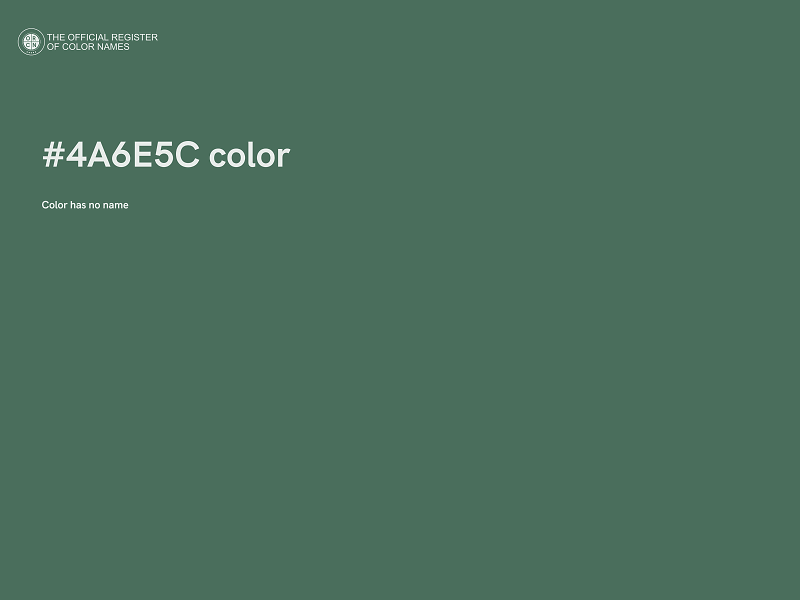 #4A6E5C color image