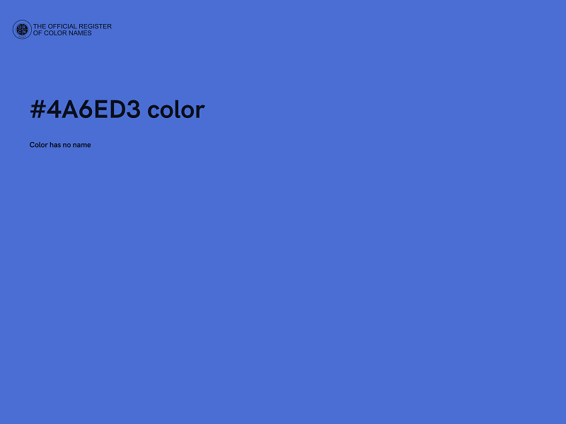 #4A6ED3 color image