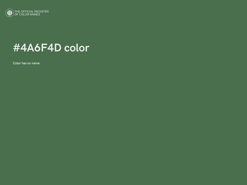 #4A6F4D color image