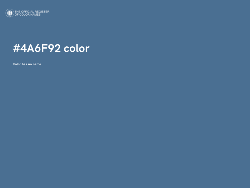 #4A6F92 color image