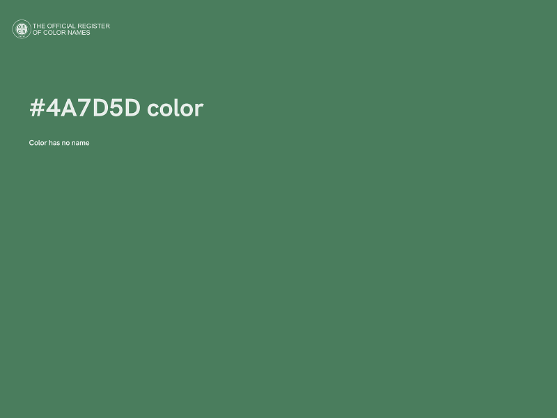 #4A7D5D color image