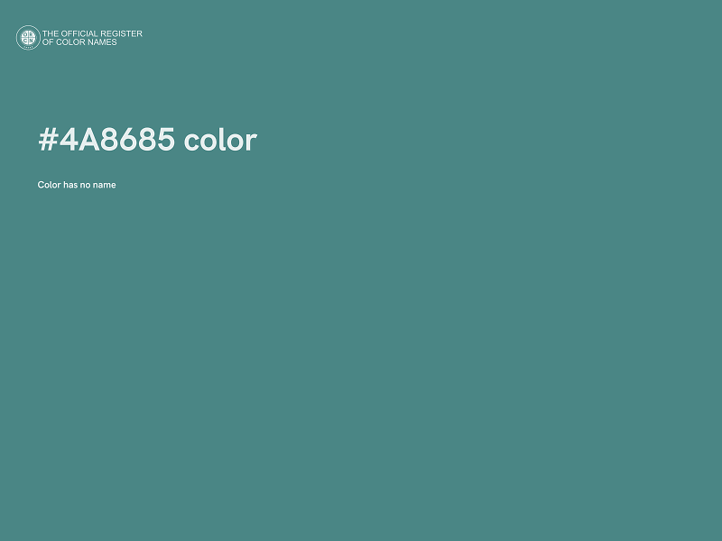 #4A8685 color image