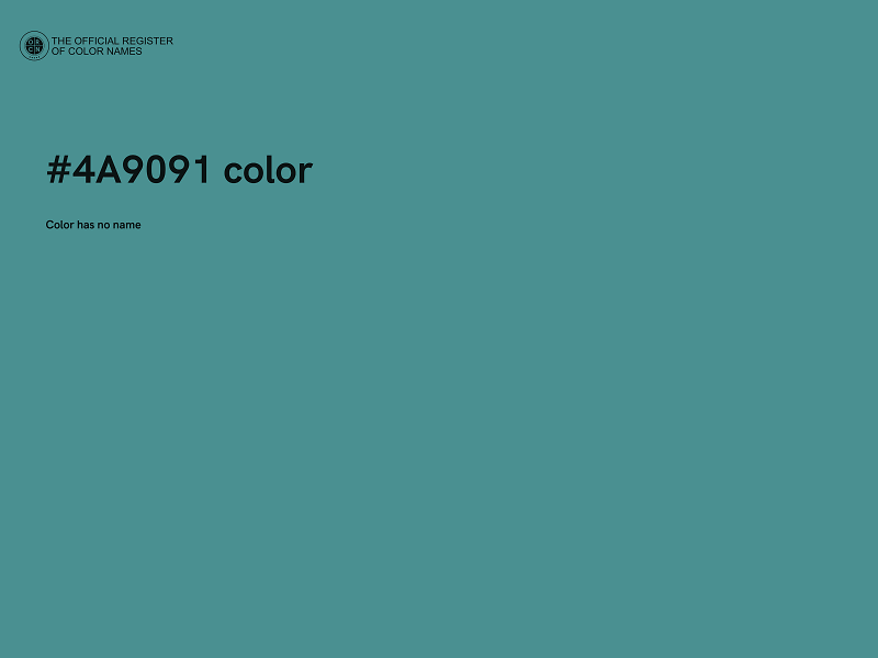 #4A9091 color image