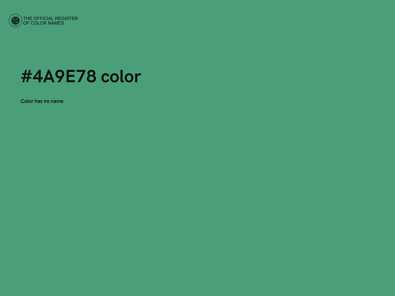 #4A9E78 color image