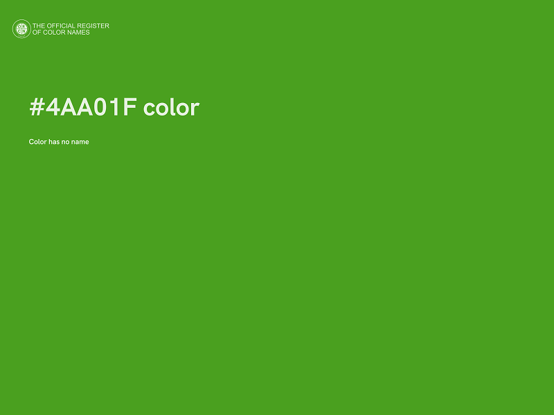 #4AA01F color image