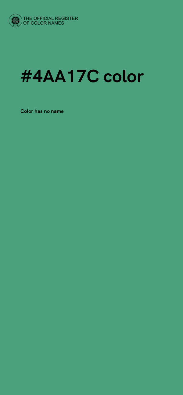 #4AA17C color image