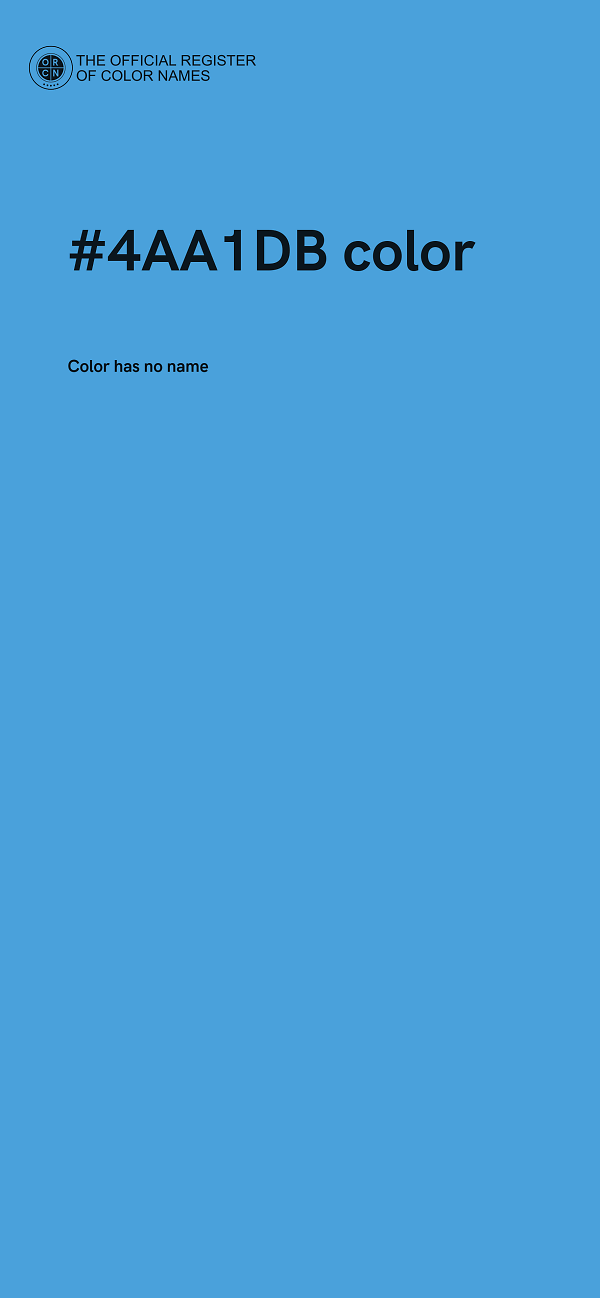 #4AA1DB color image