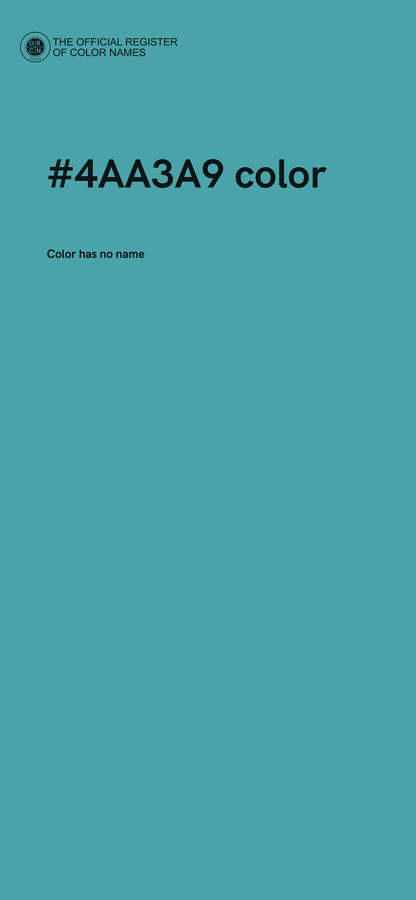 #4AA3A9 color image