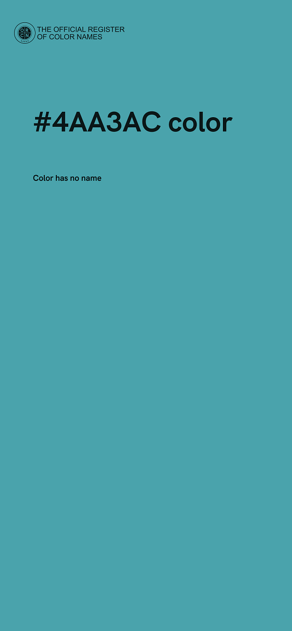 #4AA3AC color image