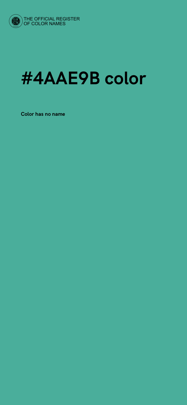 #4AAE9B color image