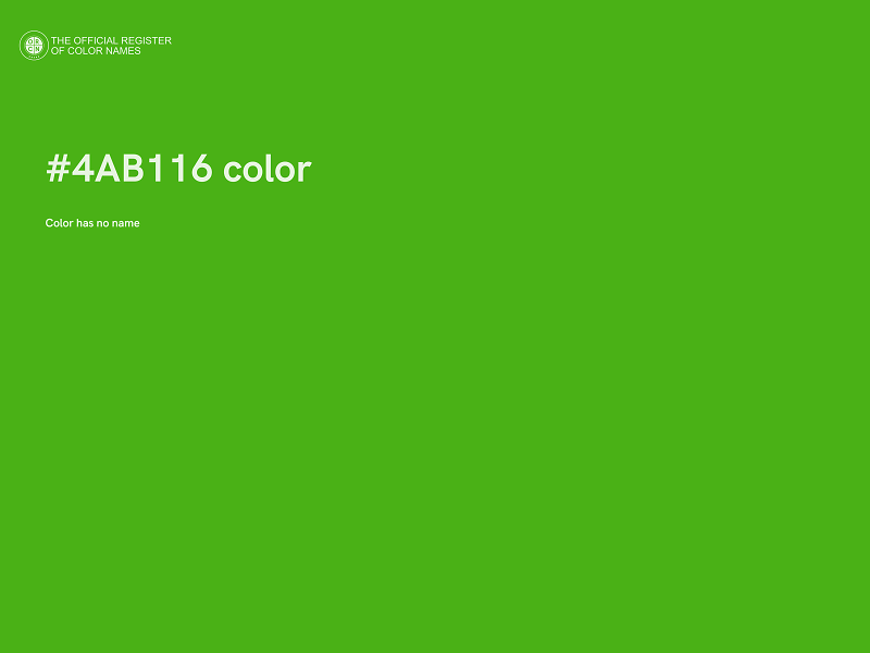 #4AB116 color image