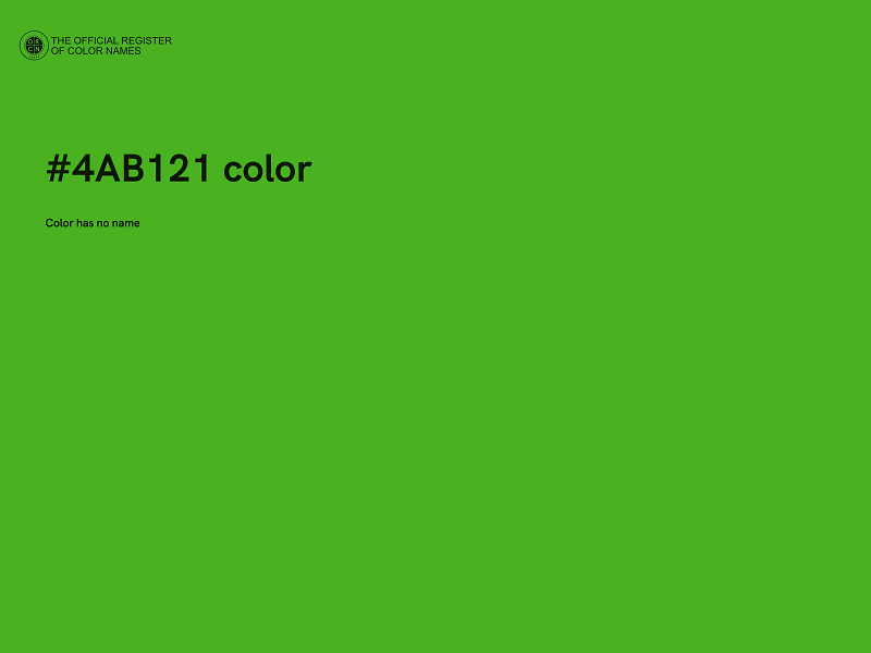 #4AB121 color image