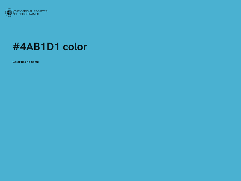 #4AB1D1 color image