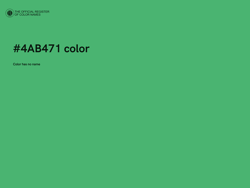 #4AB471 color image