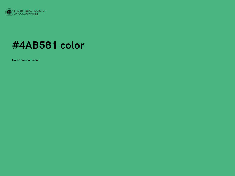 #4AB581 color image