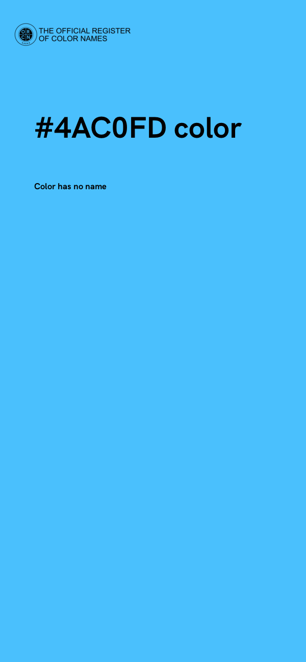 #4AC0FD color image