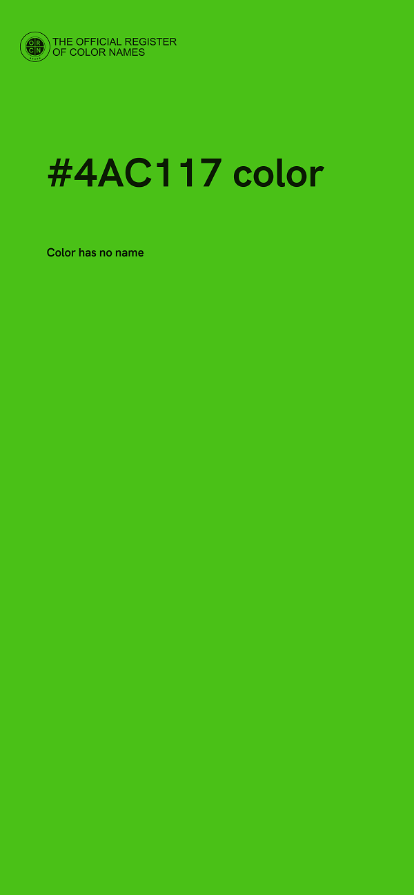 #4AC117 color image