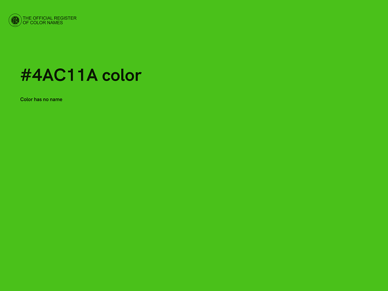 #4AC11A color image