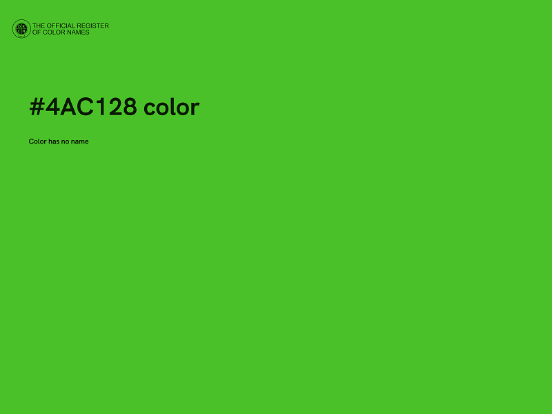 #4AC128 color image