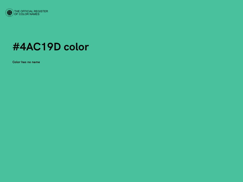 #4AC19D color image