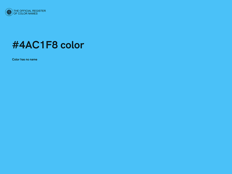 #4AC1F8 color image