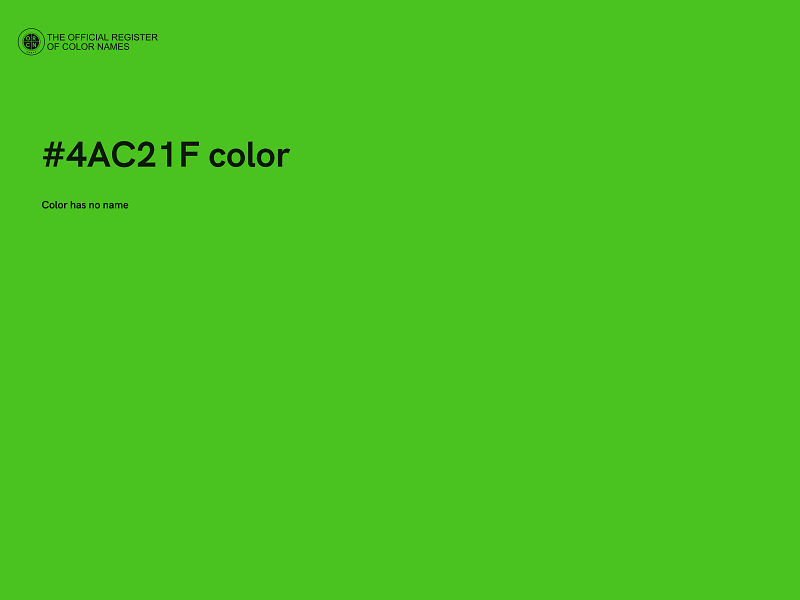 #4AC21F color image