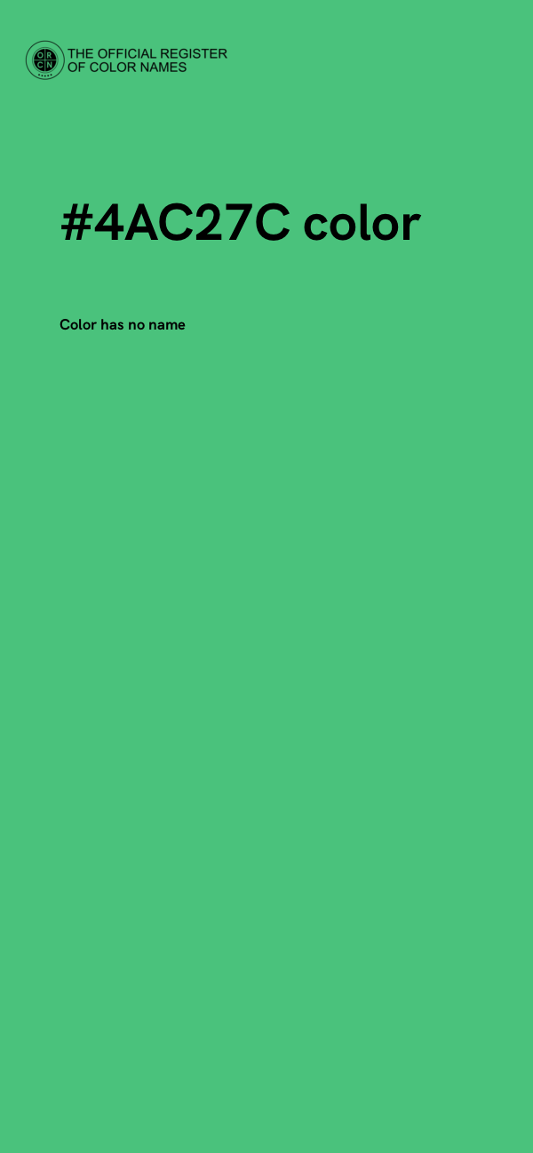 #4AC27C color image