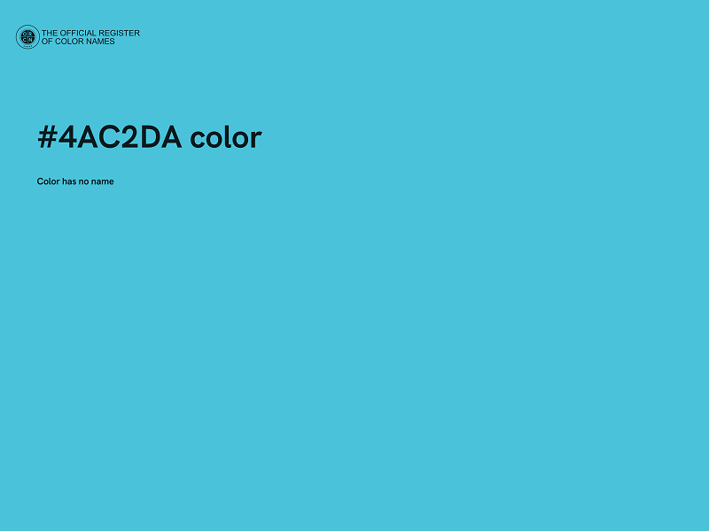 #4AC2DA color image