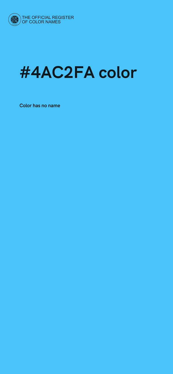 #4AC2FA color image