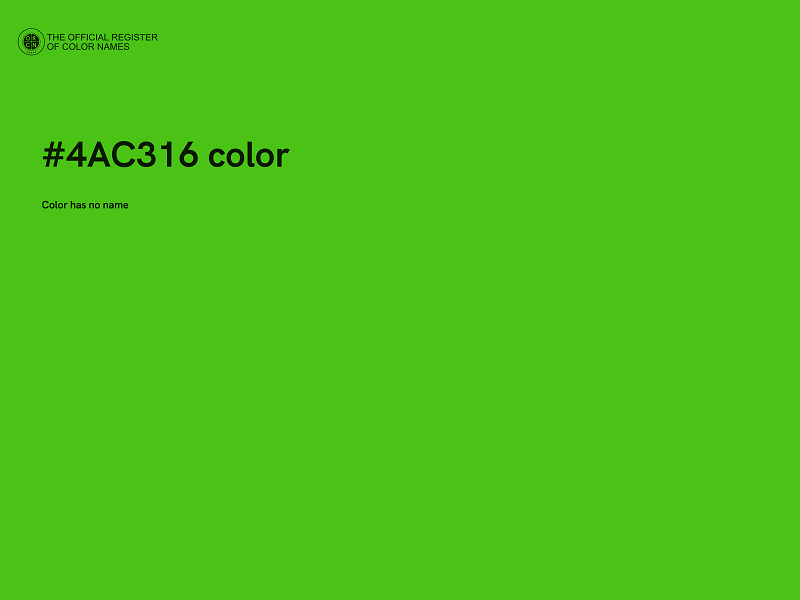 #4AC316 color image