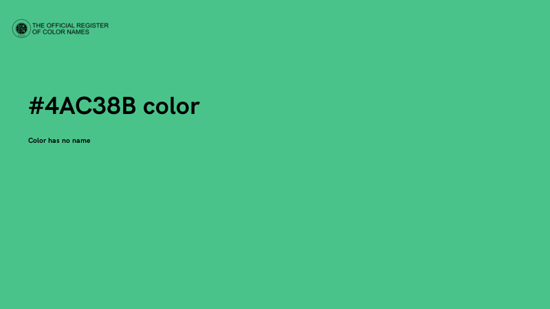 #4AC38B color image