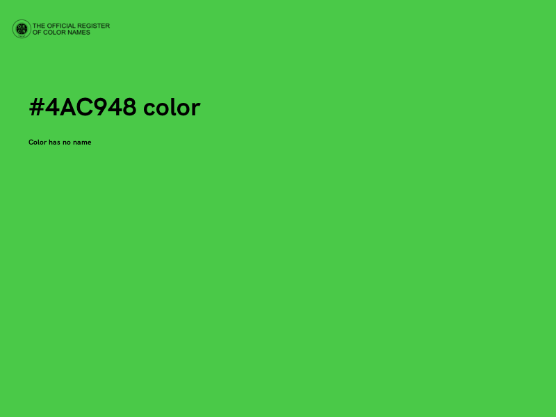 #4AC948 color image