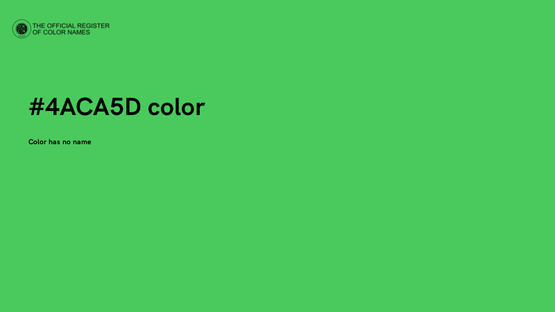 #4ACA5D color image