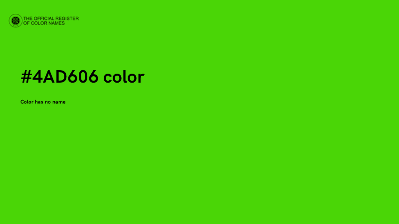 #4AD606 color image