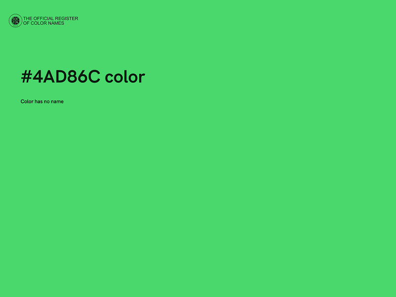 #4AD86C color image