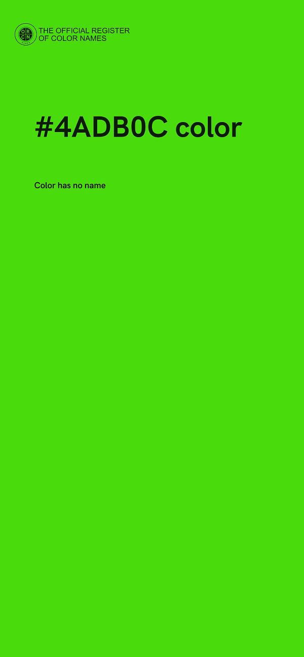 #4ADB0C color image