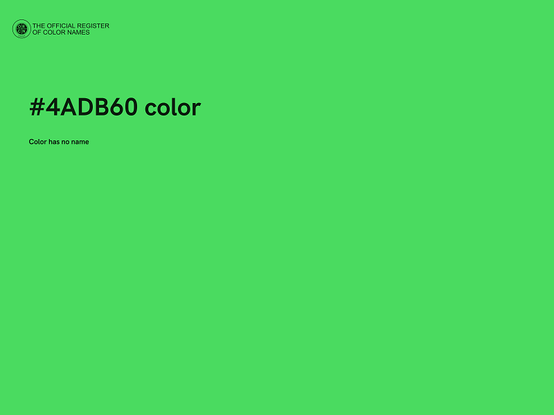 #4ADB60 color image