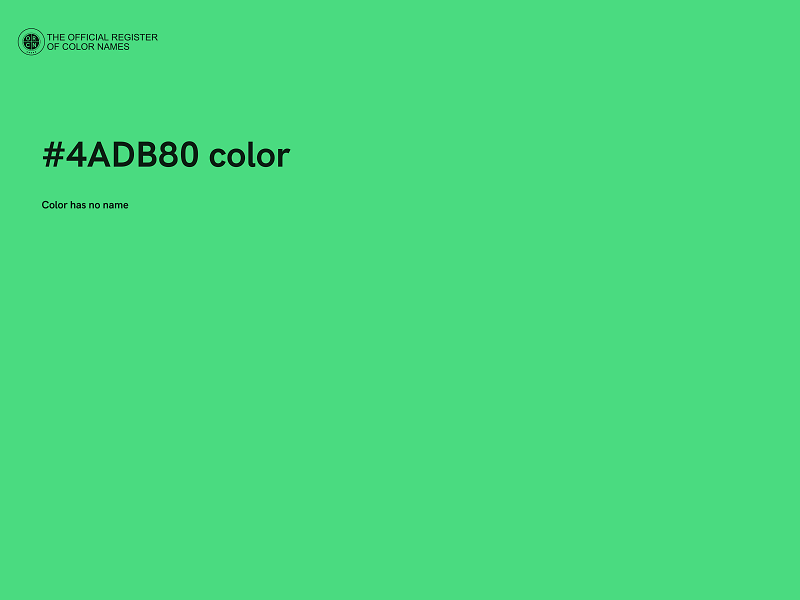 #4ADB80 color image