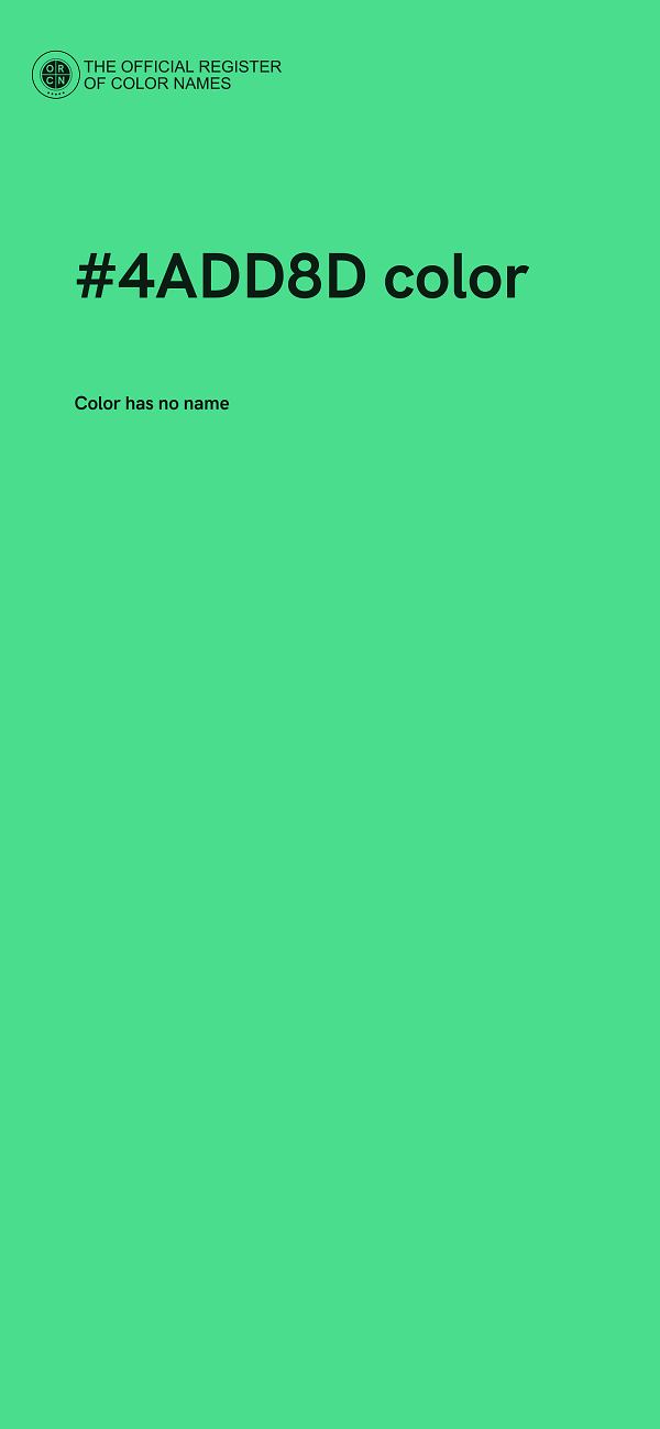 #4ADD8D color image