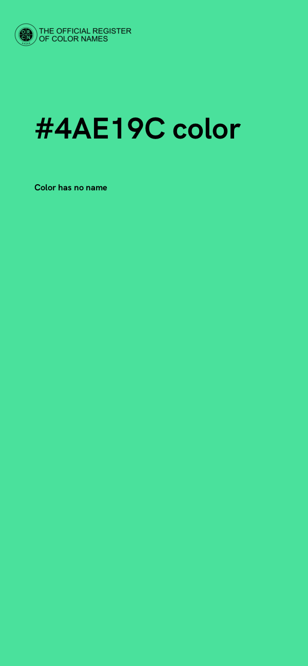 #4AE19C color image