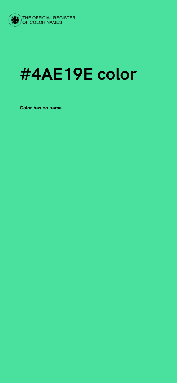 #4AE19E color image