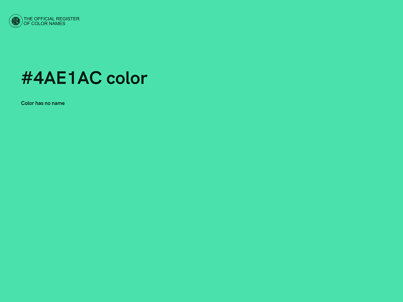 #4AE1AC color image