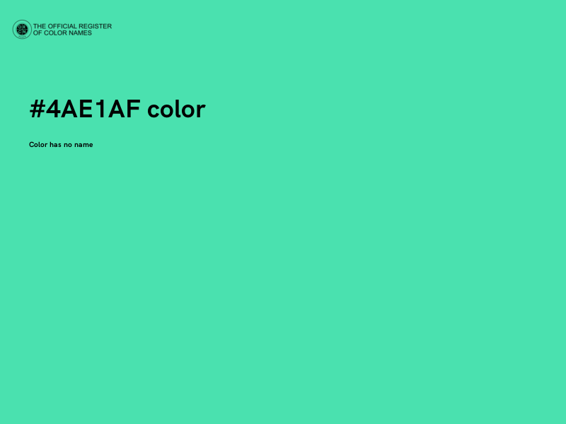 #4AE1AF color image
